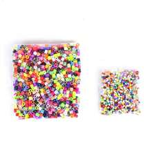 1000pcs/2.6mm, Fused Ironing Beads, Pixel Art DIY, 3D Jigsaw Crafts, Creative Decoration, Jewelry Making, Handmade Gift Beads (Color Random) - 2.6mm/1000 Grains - View 5