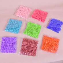1000pcs/2.6mm, Fused Ironing Beads, Pixel Art DIY, 3D Jigsaw Crafts, Creative Decoration, Jewelry Making, Handmade Gift Beads (Color Random) - 2.6mm/1000 Grains - View 4