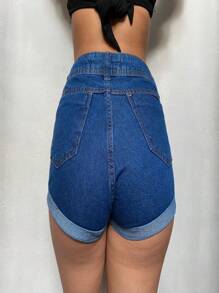 SHORTS JEANS COM LYCRA 34 AO 44