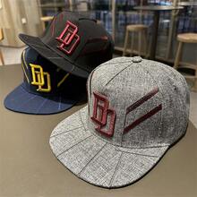 1 Pieza Gorra De Béisbol Para Hombres Con Letra D Bordada Y Corona Profunda, Adecuada Para Uso Diario - Talla única (ajustable) - Ver 1