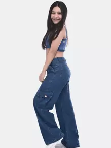 Women Jeans - Rửa trung bình - Xem 9