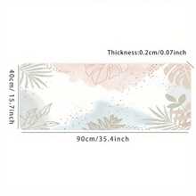 1pc Colorful Cartoon Flower Mouse Pad 60x30cm/70x30cm/80x30cm/90x40cm Table Mats Office Carpet Rugs For Computer Desk
