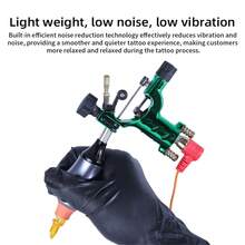 YILONG 1PC Tattoo Machine Motor Machine Secant And Fog Machine With RCA Hook Wire Connector Multifunctional Tattoo Machine Suitable For Tattoo Beginners And Tattoo Artists - Yellow - View 8