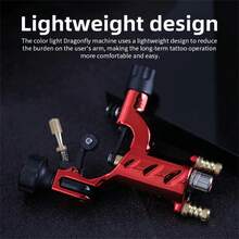 YILONG 1PC Tattoo Machine Motor Machine Secant And Fog Machine With RCA Hook Wire Connector Multifunctional Tattoo Machine Suitable For Tattoo Beginners And Tattoo Artists - Yellow - View 6