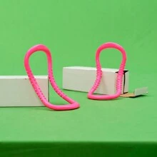 Yoga Stretch Ring, Pilates Circle, Back And Shoulders Stretcher, Spine Tool, Open Back Magic Circle, Yoga Equipment - Pink - View 1