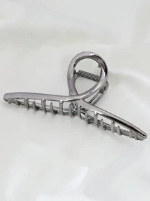 1pc Large Metal Alloy Hair Clip For Women, Summer Hair Accessory Accessories,Hair Accessory,Hair Accessories,Hair Accessories For Women,Fall,Travel,Hair Tools,Accessories Women,Hair Stuff,Fall,Hair,Hair Accessories,Hair Accessories For Women,Travel,Hair Accessories,Accessories Women,Hair Accessory,Hair Accessories Women,Hair Tools,Hair Stuff,Stuff,Beauty Accessories,Gifts,Travel,Gifts For Women,Hair Stuff,Stocking Stuffers,Stocking Stuffers,Stocking Fillers,Stocking Stuffers For Women,Stocking Fillers Women, Gifts,Gifts, Stocking Fillers,Gifts For Women,Gift, Gift,Stocking Stuffers For Adults,Stocking Fillers For Adult,Hair Stuff,Women's Accessories,Stocking Stuffer,Coming-Of-Age Hair Accessory, Hair Accessories,Gift Ideas For Women,Beauty Stocking Fillers, Gifts For Women - Dark Grey - View 4