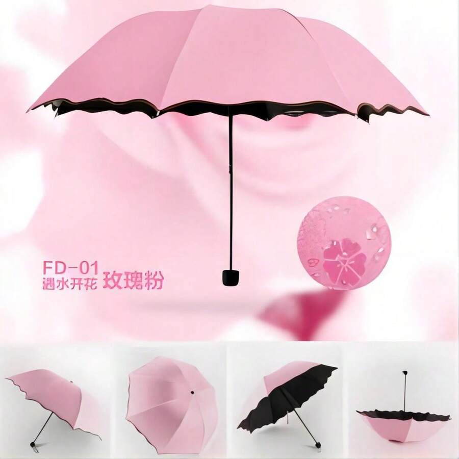 Umbrellas And Rain Hat Umbrellas - Pink - View 1