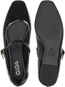 GiGiL Women Flat Sandals - màu đen - Xem 4