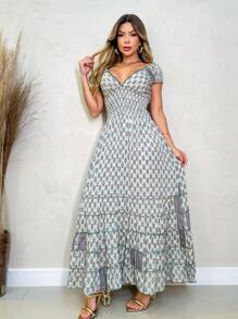 Women Dresses - 淺藍色 - 查看 2