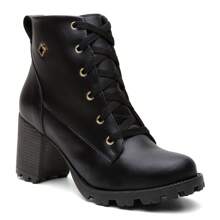 Women Mid-Calf Boots - 黑色 - 查看 4