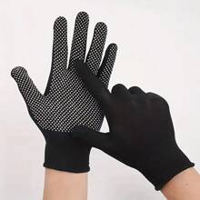 1pc Breathable Anti-Slip Gloves, Suitable For Outdoor Cycling & Fitness - Lightweight & Comfortable,Black Gloves