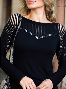 Women T-Shirts - màu đen - Xem 3