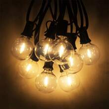 Outdoor Solar Powered Led Light Bulb G40 Plastic Shell Shatterproof, Waterproof, Perfect For Wedding, Camping, Party Decoration, Coffee Shop Lighting Outdoor Lights Fairy Lights, Solar Christmas Lights, Christmas Lights Outdoor, Solar Lights Outdoor