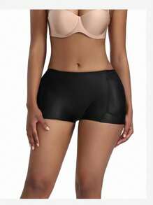 1pc Butt Lifter Shaper Pants With 4pcs Foam Padded Peach Hip Enhancer - Black - View 10