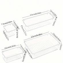 13 Nhựa Phòng tắm Mỹ phẩm Hộp trữ Nhà  Trong suốt Hộp lưu trữ ngăn kéo Bộ Đa chức năng Phòng tắm Phòng ngủ Phòng khách Hộp lưu trữ máy tính để bàn Trong suốt PS Chất liệu Ngăn kéo Chia rẽ Hộp trữ Có thể Tự do Kết hợp Mỹ phẩm Lưu trữ Các loại khác nhau Hộp Phòng bếp Lưu trữ Găng tay Hộp 4 Thông số kỹ thuật Thích hợp Đối với Nhiều loại Mỹ phẩm Hộp trữ Phòng tắm Phụ kiện Đồ dùng phòng tắm Nhà  Phòng bếp Quân nhu Lưu trữ Quân nhu - Trong sáng - Xem 3