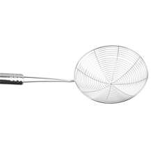 1pc Frying Filter Long Handle Stainless Steel Filter Colander French Fries Colander Kitchen Fried Net Sieve Spoon Foods Sifter - Silver - View 7