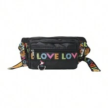 MURAMASAMX Cangurera Deportiva Mujer Riñonera Impermeable Gran Capacidad Fitness Mochila de Cintura Correa Ajustable Amplia Viaje Multiusos Casual Moda Running Gimnasio Resistente al Agua - Negro - Ver 2