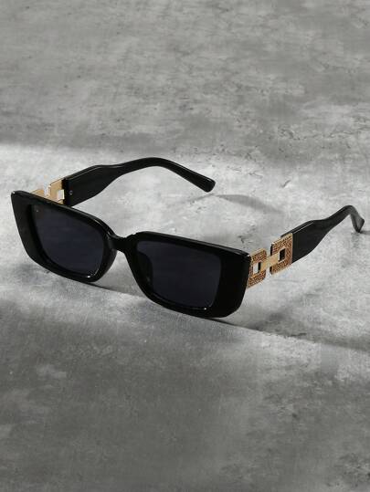 1 st. moderiktiga överdimensionerade Y2k-glasögon för sommarstranden vintage- tillbehör strandtillbehör glasögon Shadesy2kfestival för sommarstrandsemester, utomhus, resor