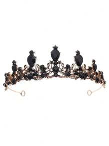 1 件优雅合金宴会发饰、新娘婚礼派对头饰、皇冠 - 銅色 - 查看 4