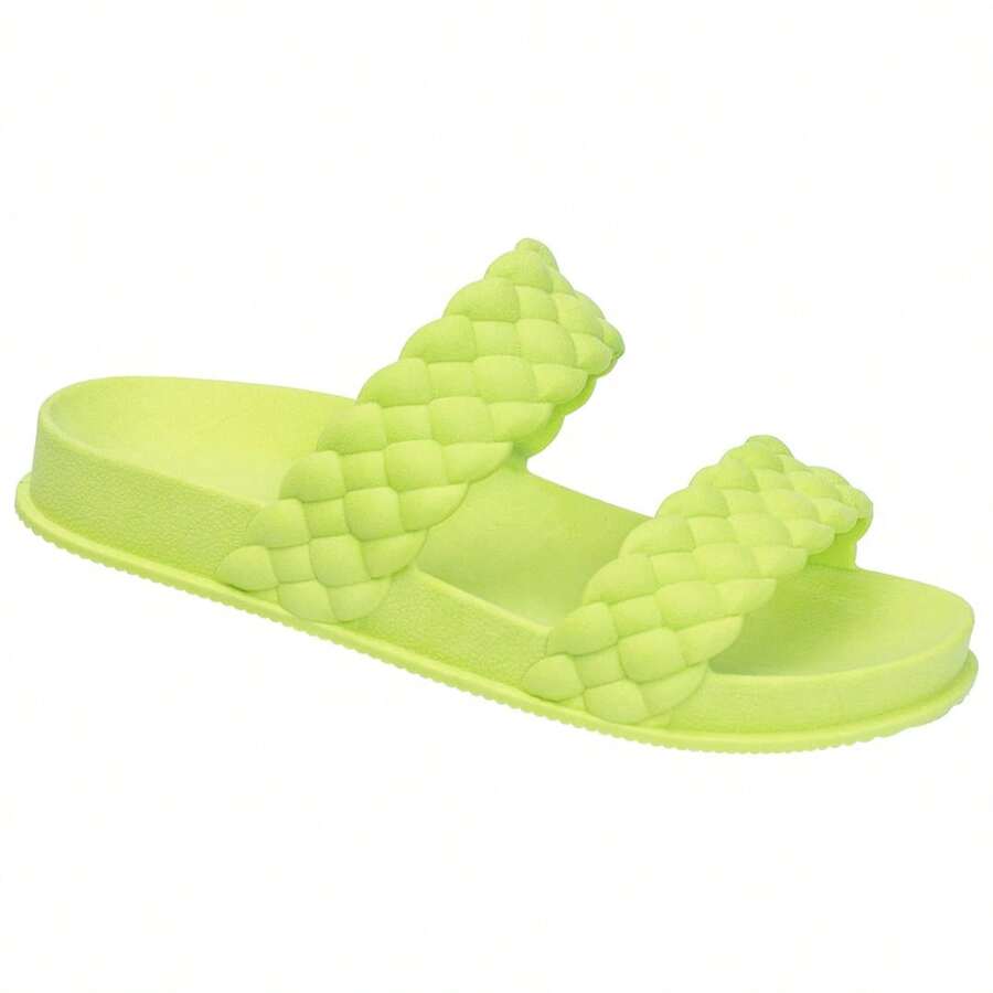 Women Flip-Flops - màu xanh lá - Xem 1