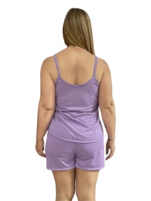 Women Pajama Sets - 淺灰紫 - 查看 2