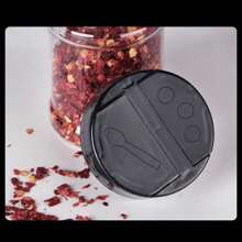 4pcs/Set Clear Flip Lid Seasoning Jars Storage Box For Home Kitchen, Outdoor Barbecue, Salt & Pepper & Spice - Clear - View 6