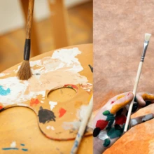 HOT SALE Mystery Box De Arte Caja Misteriosa para Gente Artística Utiles De Arte Pinceles Estacas Empieza como Artista - Rojo y blanco - Ver 4