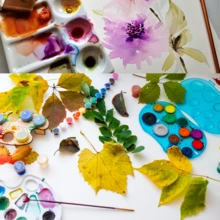 HOT SALE Mystery Box De Arte Caja Misteriosa para Gente Artística Utiles De Arte Pinceles Estacas Empieza como Artista - Rojo y blanco - Ver 3