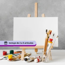 HOT SALE Mystery Box De Arte Caja Misteriosa para Gente Artística Utiles De Arte Pinceles Estacas Empieza como Artista - Rojo y blanco - Ver 2