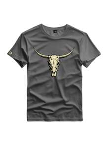 Men T-Shirts - 灰色 - 查看 1