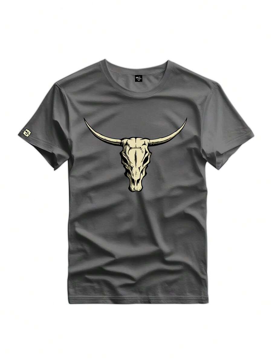 Men T-Shirts - 灰色 - 查看 1