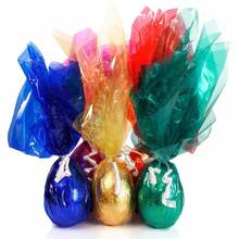 FullTide 80pcs Cellophane Sheets, 7.5x7.5 Inches Cello Sheets, Colored Cellophane Wrap For DIY Arts Crafts Decoration - Multicolor - View 6