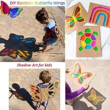 FullTide 80pcs Cellophane Sheets, 7.5x7.5 Inches Cello Sheets, Colored Cellophane Wrap For DIY Arts Crafts Decoration - Multicolor - View 7