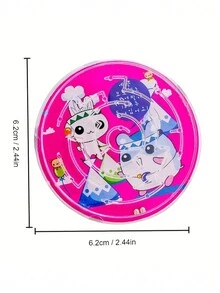 1set Random Color Cartoon Maze Toys,Mini Rolling Ball Maze Hand Games Toys Stress Relief Toys - Multicolor - View 3