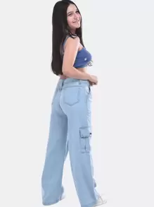 Women Jeans - Rửa trung bình - Xem 3
