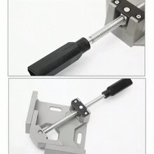 Single Handle 90 Degree Aluminum Alloy Right Angle Clamp - Grey - View 4