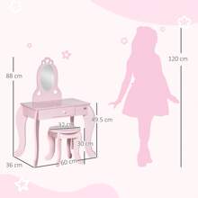 HOMCOM Vanities - Pink - View 3