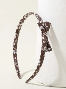 7pcs Cute Bow Headbands For Girls, Suitable For Daily Wear - Khaki - View 3