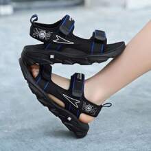 Sandalias De Moda Para Niños Con Correas, Zapatos De Playa Deportivos Para Niños