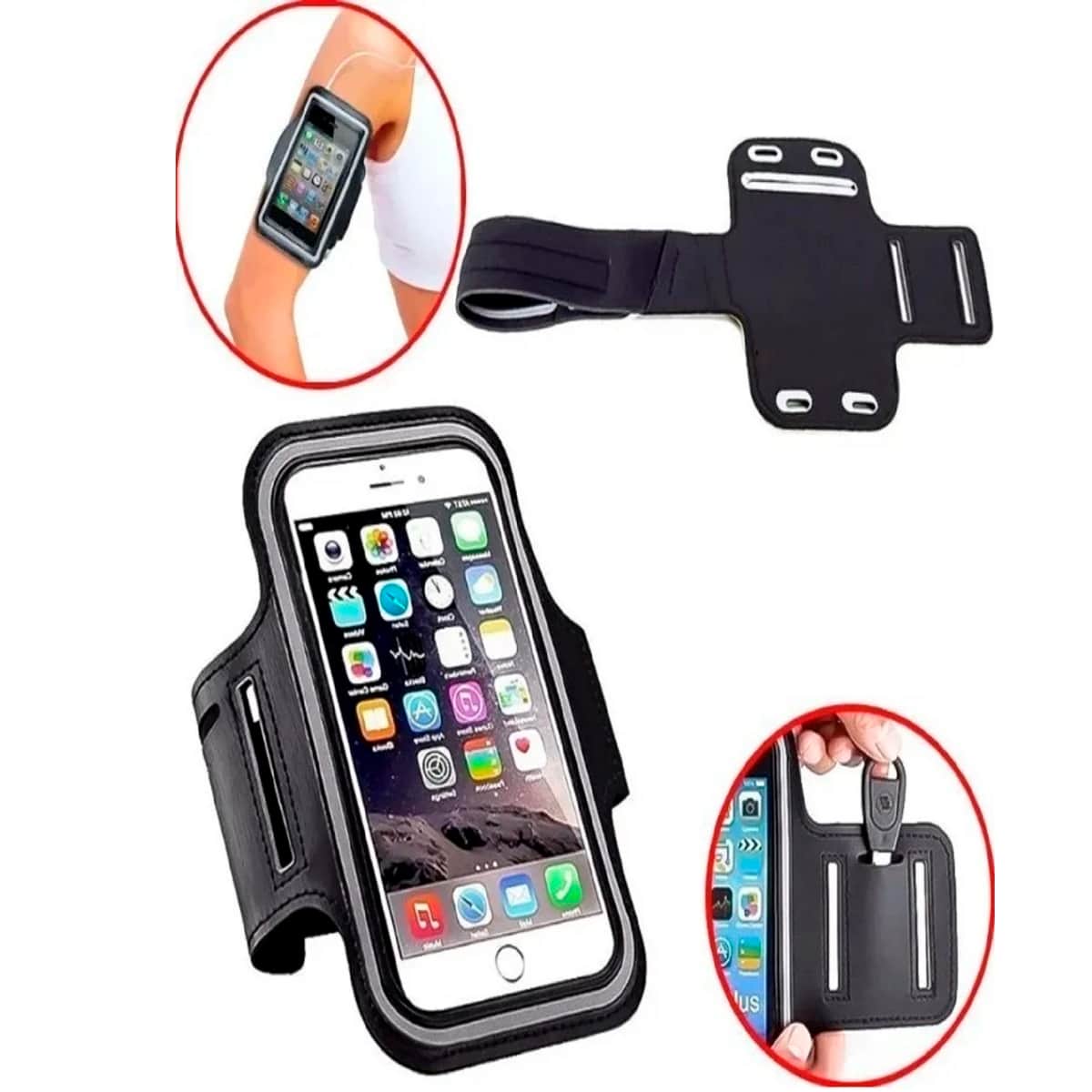 Cell Phone Armbands - màu đen - Xem 1