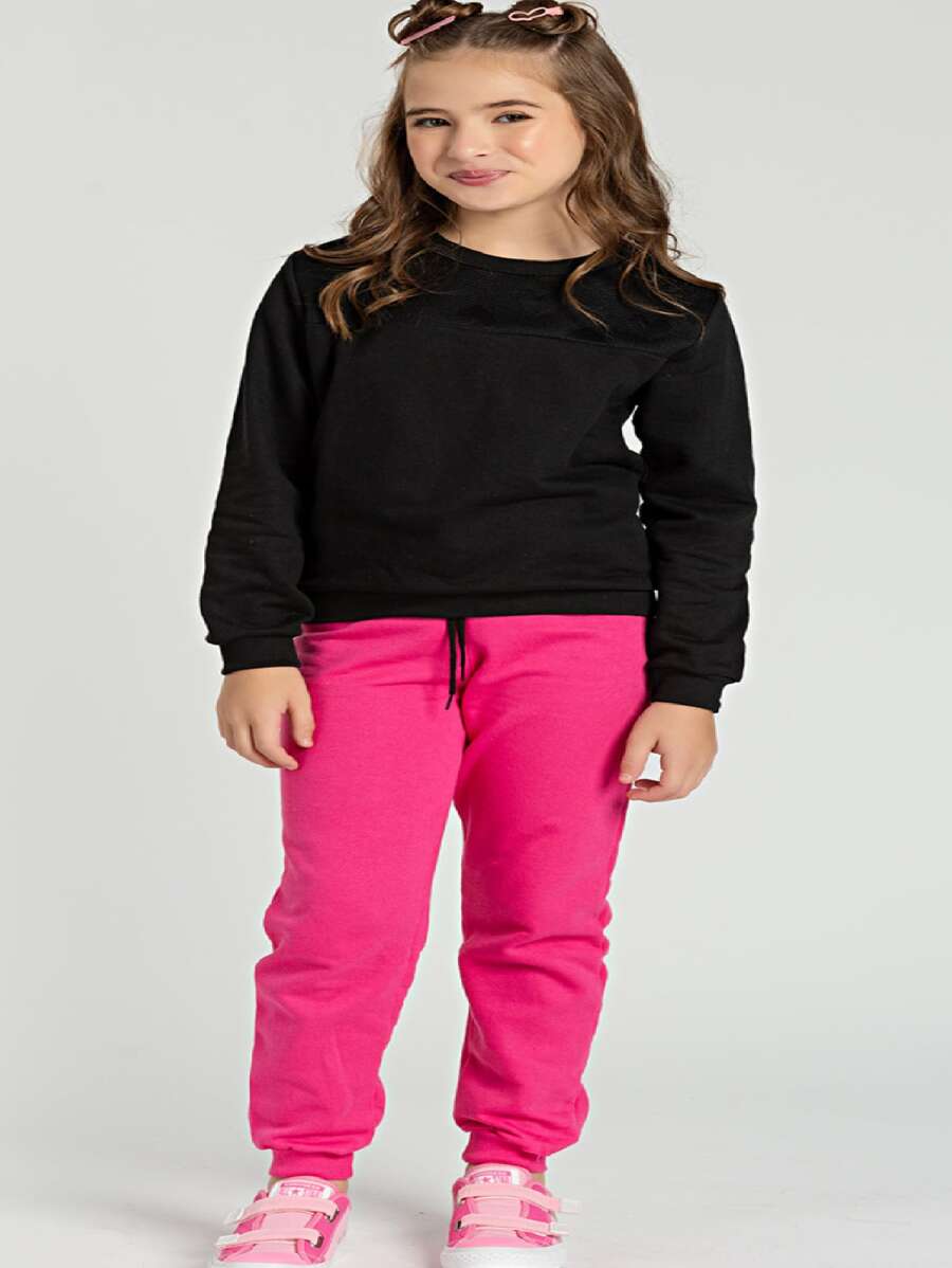 Tween Girls Coats - 黑色 - 查看 1