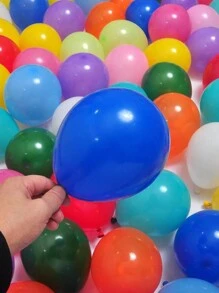 5-200pcs 5/10/12/18 Inch Mixed Color Latex Balloons, Helium Balloons For Party, Birthday, Wedding, Anniversary Decoration, Arch, Wreath, Rainbow Background - Normal Mixed - View 10