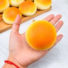 1pc/2pcs Simulated Bread Slow Rebound PU Soft Bread French Old Bread Kneading Music Decompression Mantou
