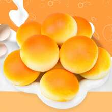 1/2 仿真面包慢回弹 PU 软面包法式老面包馒头熊头减压玩具