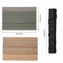 1入戶外狩獵消音器套,防射擊迷彩套,戰術套,cs裝備消音器套,霰彈槍槍管遮蓋套 - 黑色 - 查看 7