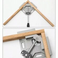 Single Handle 90 Degree Aluminum Alloy Right Angle Clamp - Grey - View 6