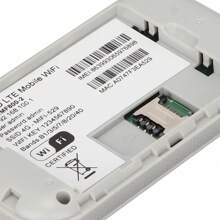 4G LTE WiFi Mobile Hotspot Router, Portable Internet Hotspot, 150Mbps High Speed SIM Card, 4G Strong Coverage SIM Card Router, 10 Users Supported For Home, Office And Travel - White - View 8