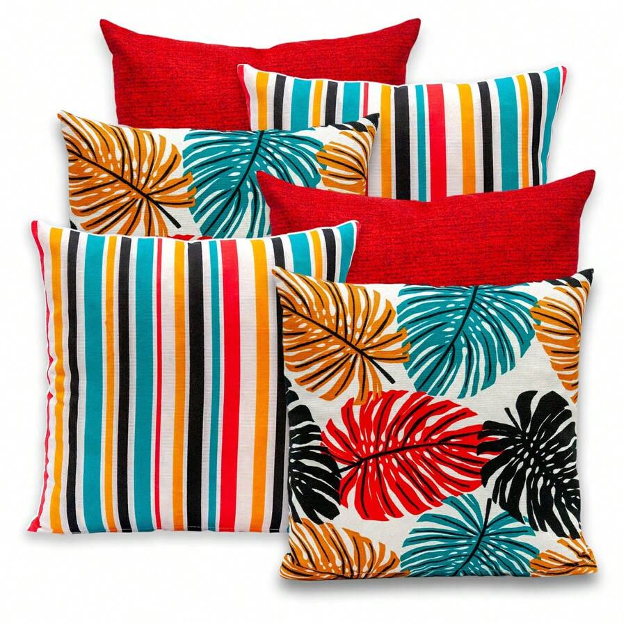 Cushion Cover - 複合材料/紅色 - 查看 1