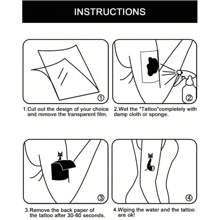 3 Sheets Spider Pattern Waterproof & Long-Lasting Tattoo Sticker For Waist,Suitable For Cool And Hot Ins Girls - Multicolor - View 4