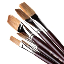 HOT SALE Mystery Box De Pinceles Para Pintar En Canvas Lienzos Diferentes Tamaños Pelo De gato - Multicolor - Ver 4